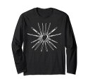 ArtTeacherPaintBrushforartist美術の先生アーティスト画家のために長袖Tシャツ