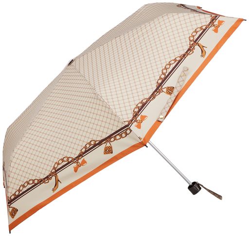 MOONBAT(ムーンバット)[スイートジャスミン]折りたたみ傘雨傘【ストラップ付遮光UVカット雨晴兼用】55cmレディーススカーフ風柄