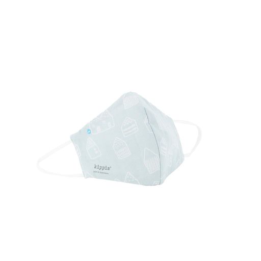 タオル美術館(TowelMuseum)マスクブルーこどもサイズ[約14.5x11.5cm]キッピスモッキ70-9057098