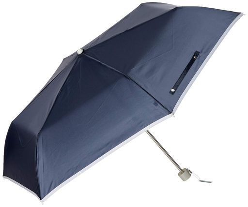 [ピンクラテ]無地折傘親骨55cm女の子女児10002607ネイビー日本(-)