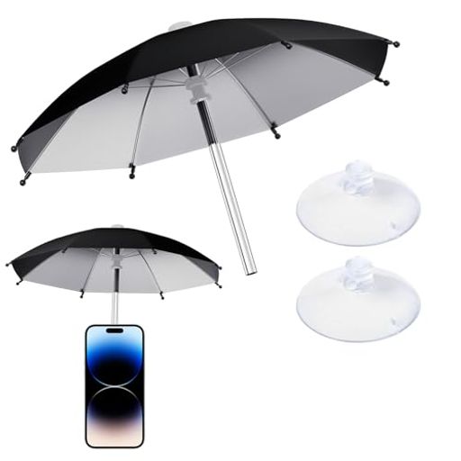 太陽 【スマホ サンシェード スマホ傘】屋外で日光浴をするときは、目を細めて携帯電話の画面を見る必要はありません。私たちのスマホサンシェードスマホ傘を使用すると、日光を効果的に遮断し、長時間の日焼けによる携帯電話への熱を減らすことができます。また、折りたたんで収納し、バッグに入れて持ち運びに便利です。(傘面直径27 cm) 【強力吸盤携帯日傘】このスマホサンシェードスマホ傘には強力吸盤が搭載されており、携帯電話の背面にしっかり吸着することができる。簡単に外れる心配はありません。太陽光によって熱が発生しても、磁気吸引効果に影響はありません。 【簡単で実用的】スマホサンシェードスマホ傘を使用する前に、携帯電話の背面を拭いてください(粗い携帯電話のケースは吸着できない可能性があります)。スマホサンシェードスマホ傘を使用する場合は、吸盤を携帯電話の背面にしっかりと押して完全に吸着するまで押してください。