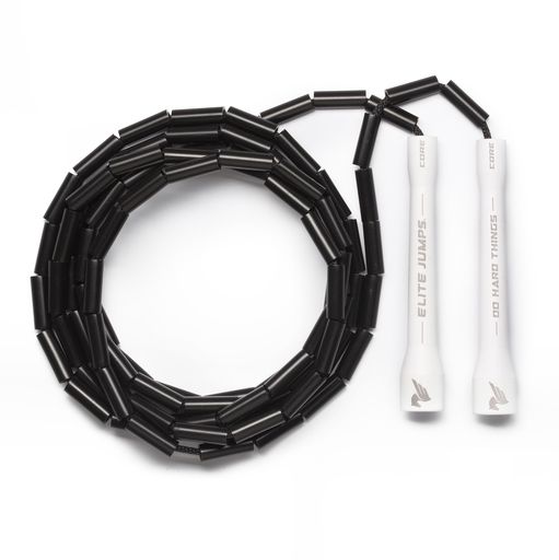 Skip Rope - EliteSRS;DoHardThingsビーズ縄跳び–調節可能な縄跳びフィットネス用壊れないハンドルと飛散防止ビーズ付き–エクササイズ器具の追加に最適