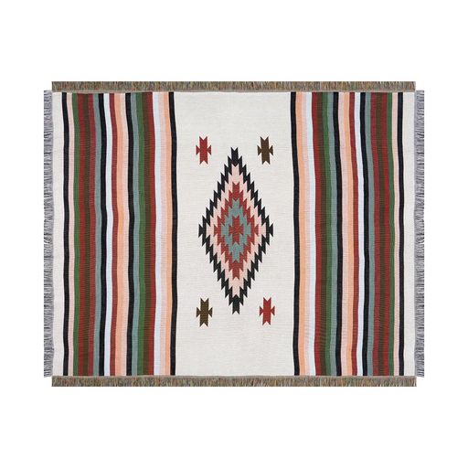 PeelForestマルチカバーメキシカンラグネイティブ柄オルテガ柄キャンプラグサドルブランケット車中泊マットアウトドアバンライフ130X160cm.........