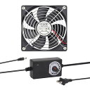 RUIYING120MMファン空冷ファン12CM小型換気扇AC100V-240V速度制御付き120MMX25MMDC冷却ファン強力冷却クーラーPCファン風量調整静音多用途排気
