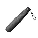 男の日傘 折りたたみ傘 熱中症対策 晴雨兼用 超軽量 125-135G カーボン日傘 UVカット 100 遮光 折り畳み 6本骨 5級撥水 完全遮光 遮熱 コンパクト 折り畳み日傘 メンズ レディース 日焼け止め対策 携帯便利 男女兼用 (ブラック)