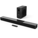 THOMSONサウンドバーテレビ用120W(4*30W)独立サブウーファー50W付きスピーカー2.1CH3DホームシアターPC/TVスピーカーBluetooth5.3/USB/HDMI/AUX/ARC/光デジタル/同軸デジタルワイヤレス