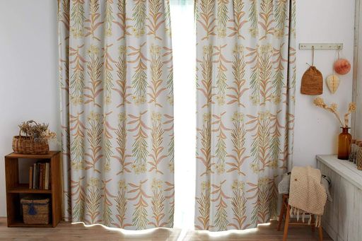 スミノエ(Suminoe)カーテンイエロー100x135cm遮光2級グラッセV13321枚入