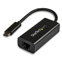 StarTech.comUSB-C接続ギガビットイーサネット有線LANアダプタUSBType-C(オス)-RJ45(メス)USB3.1Gen1(5Gbps)対応...