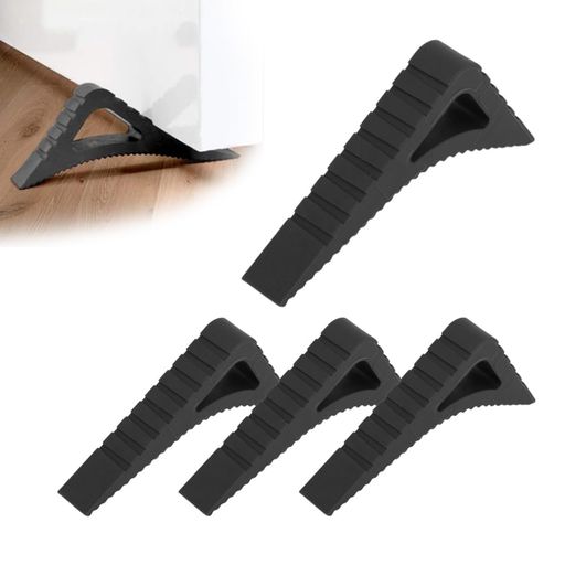 【セット内容】ドアストッパーx4個【サイズ】長さ11.9cm*幅8cm*厚み2cm【素材】TPRゴム 【強力滑り止め】滑り止め性能と耐摩耗性能に優れ、弾力性のある材質のためクッションの効果も期待できます。 【用途】ドアの緩み及び衝突音の発生...