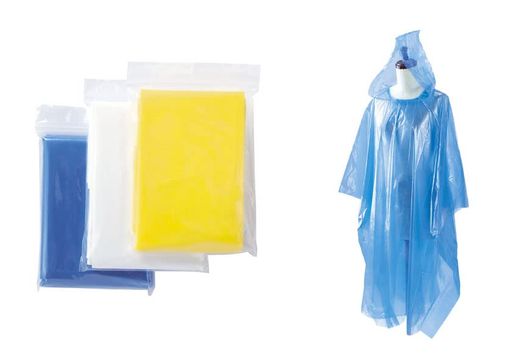 ランニングレインポンチョ10枚イエロー