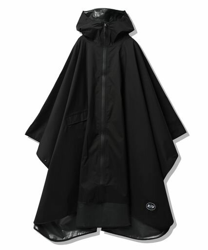 KiU【2024】キウレインポンチョデイリーRAINPONCHOwpc雨対策撥水パッカブルコスパ耐水10000レインコートコートカッパレインポンチョアウトドアキャンプフェススポーツ通勤通学梅雨防災大雨雨