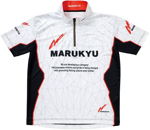 マルキュー(MARUKYU)ジップアップシャツ02(半袖)S