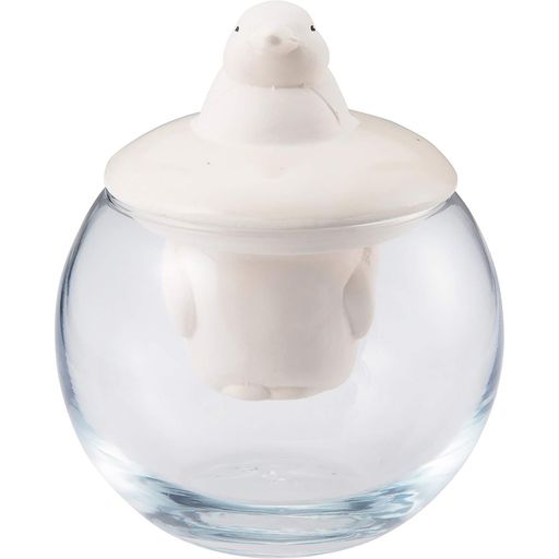 かわいい雑貨ドーム型エコ加湿器卓上陶器気化式ペンギンSAN3252-4