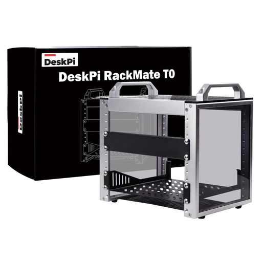 GeeekPi4Uサーバーキャビネット、ネットワーク、オーディオ、ビデオ機器用の10インチサーバーラック、DeskPiRackMateT0ラックマウントケース。