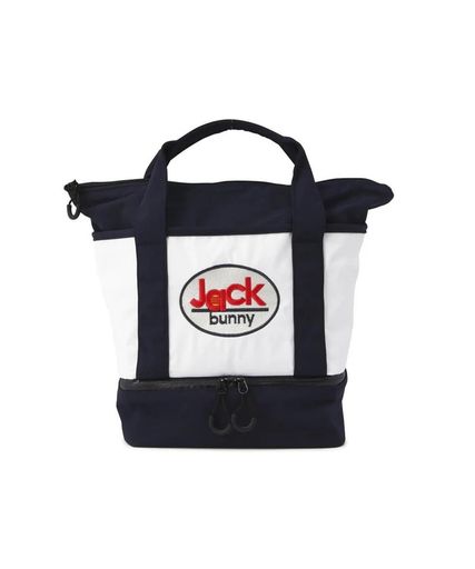 [ジャックバニー]保冷カートバッグ(2段式・ブランドロゴ)/ゴルフクーラー/262-5181401030_ホワイトFR