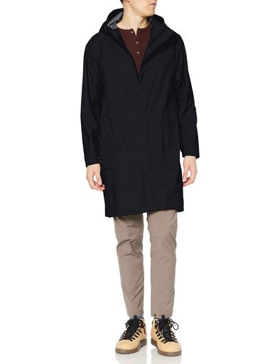 [ヘリーハンセン]コートコンフォートトレックレインコートHTE12000ブラック日本M(日本サイズM相当)