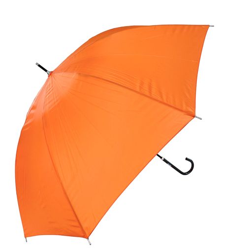 ローズ産業58cm反り返っても元に戻る風に強いストレッチジャンプ傘オレンジ77580514