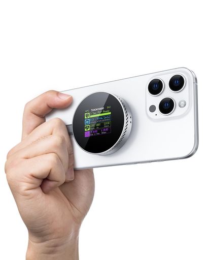 DOCKCASEMagneticM.2NVMeSSDケースiPhone16/15ProMaxProRes対応、3秒間の電源喪失保護機能、SSD状態確認、100WPDポート、10Gbps転送速度、2230/2242NVMe