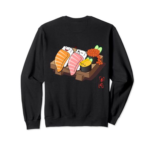 楽しそうな寿司すしいくらウニトレーナー