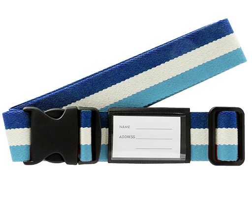 バンガードスーツケースベルトブルー幅約5cmx使用長さ約172cm