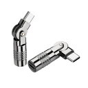 SinLoon2個MicroUSBtoUSB-C変換アダプターMicro5ピンメス-Type-Cオス180度回転コネクタースマホ急速充電・データ転送対応