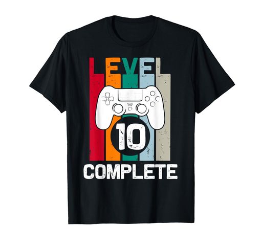 レベル1010周年記念の彼へのウェディングギフトTシャツ