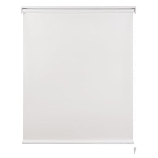 HongpuTAOロールスクリーンロールカーテンチェーン式防水1級遮光防音表裏同色遮熱防寒省エネ目隠しUVカットベッドルームキッチンリピング簡単取付けシンプル無地丈220cm幅75cmホワイト