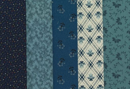 柴田明美VazzHouse(ShibataAkemiVazzHouse)生地パッチワークキット5色