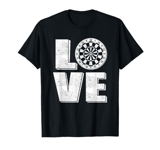 ラブダーツダーツプレーヤーダーツダーツボードダーツTシャツ