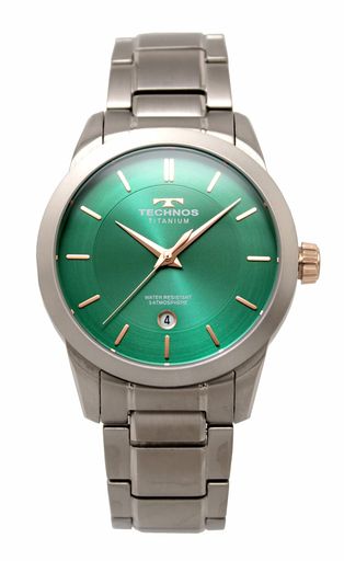 TECHNOS - [テクノス]TECHNOS腕時計チタンデイトT9B77IM