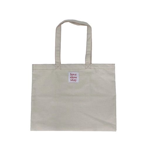 Handbag Type - [ラブスローステイ]レッドステッチエコバック(IVORY)