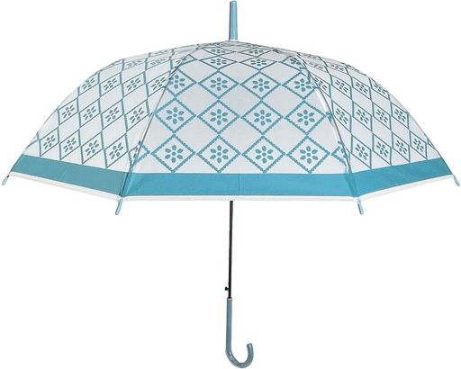 グロリアジオメトリックPTEVAビニール傘60cmflowertileGAB6974