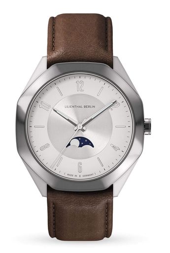 [リリアンタールベルリン]腕時計ムーンフェイズドイツ製OM1-001-CB046ABメンズブラウン