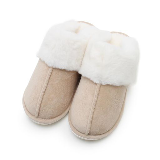 ASKNOWASplus(アズノゥアズプラス)ASKNOWASPLUSZY8492ムートン風ルームシューズ23.0cm~24.5cmベージュボアふわふわ可愛い暖かい楽ちん