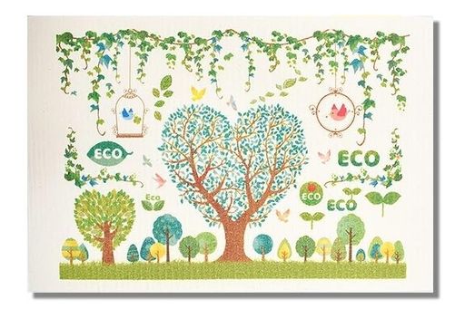 サイズ:縦300x横200x厚さ5mm 素材・材質:セルロース、綿繊維(天然繊維100%) 原産国:ドイツ