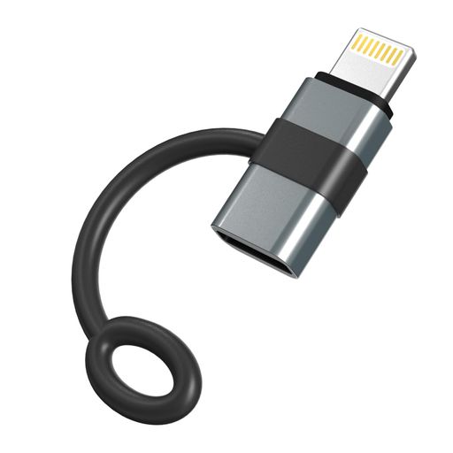 TypeCtoライトニング変換アダプタ36WPD急速充電・480Mbpsデータ転送放熱設計アルミ合金軽量小型紛失防..