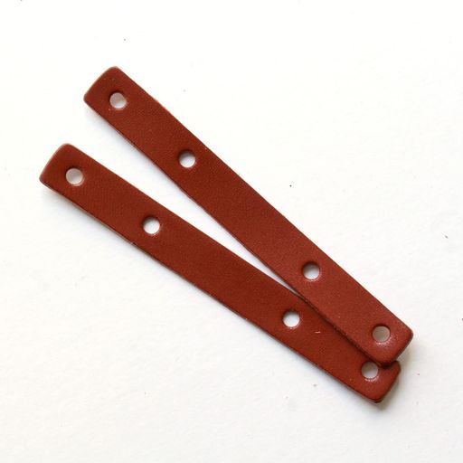 ■サイズ:幅約12mmx全長100mm ■素材:本革 ■2個入