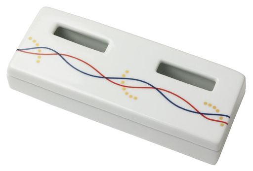 有田陶芸仏壇用香炉白幅12.5x奥行4.5x高さ3.6cm有田焼寝かせる線香皿香箱430810