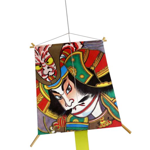 日本製民芸品日本凧和凧手作りミニ凧(角凧武者)20枚セット