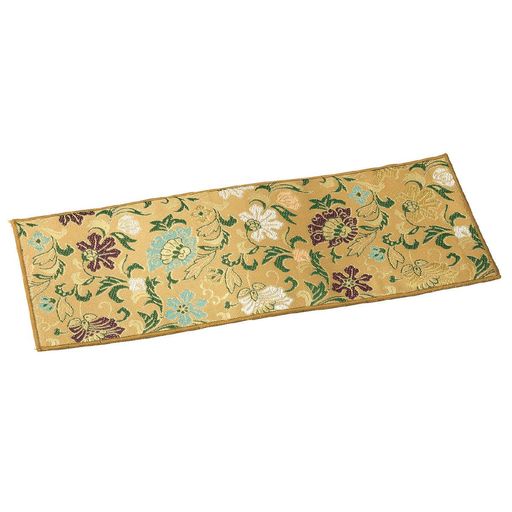 サンメニー飛鳥上置用経敷難燃加工経机敷仏壇用敷物経机マット防炎安全設計仏壇経机掛けマットきょうきしききょうきカバーぶつだんしき白茶お参り仏具保護マット祭祀コンパクト丈夫…