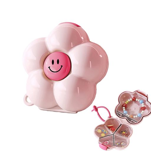 DEVENTORZピルケース花の形薬ケースサプリメントケース携帯用薬入れ時短補充飲み忘れ防止可愛いおしゃ..