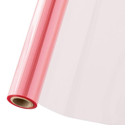ヘッズ日本製OPPロール50cm幅x20m巻ピンク1巻HEADSCRC-RO1