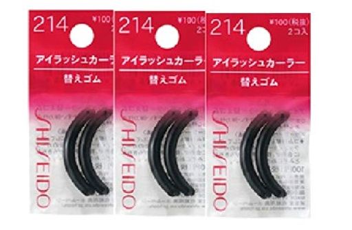 《セット販売》資生堂アイラッシュカーラー替えゴム214(2個)x3個セット