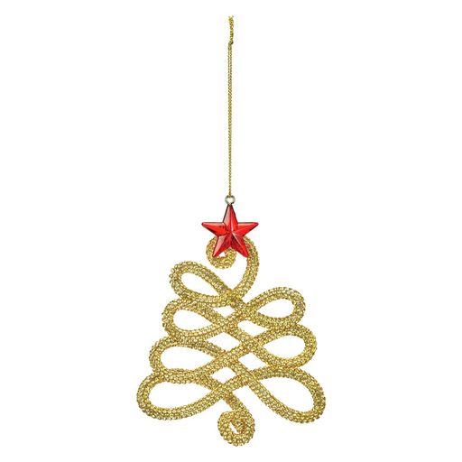 東京堂(Tokyodo)クリスマスオーナメント装飾シャインツリーオーナメントゴールドW10xD1.5xH13.5cm1入XO000101-zzz