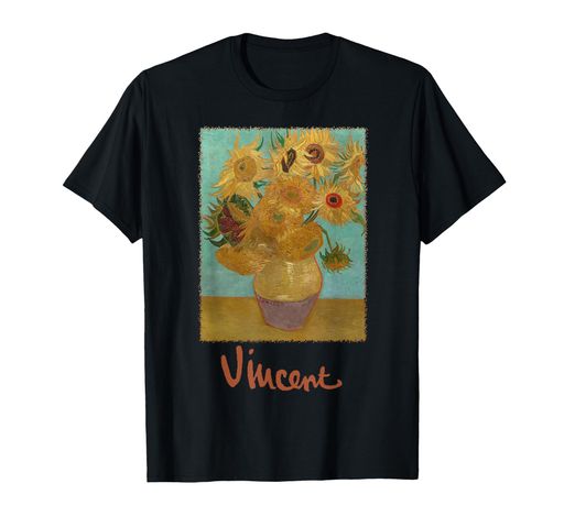 Other Succulents - ヴィンセント・ファン・ゴッホひまわり花瓶12個付きTシャツ