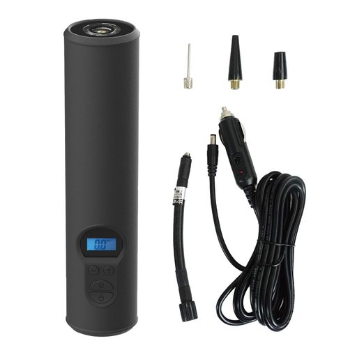 カシムラ【電動コンプレッサー】車用DC12V電源自動停止機能デジタル表示で収納袋・各種アダプター付き(ボール、プール、うきわなどに)空気入れNKD-228