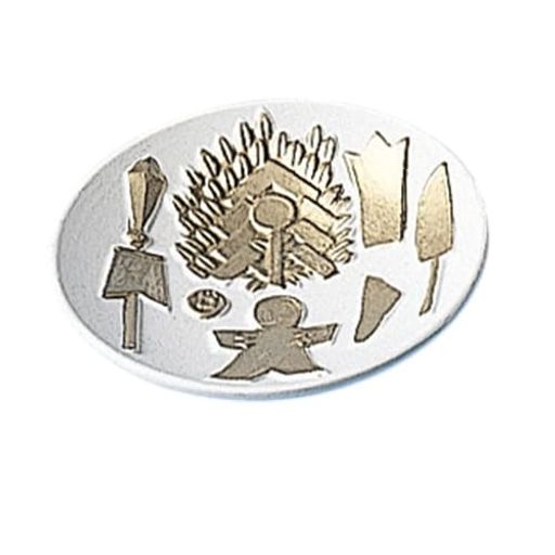 神具スヤキ皿(鎮物)[3寸]|神具神棚用品