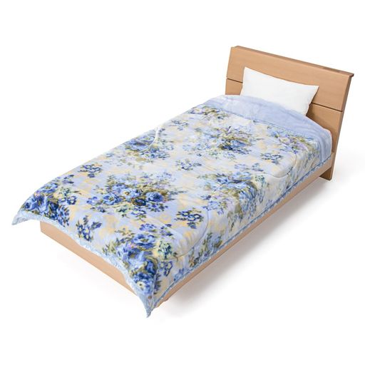 [帝人フロンティア]掛け毛布ブルーシングル