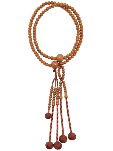 京念珠男性用法華数珠正梅正絹房紙箱入-日蓮宗用-