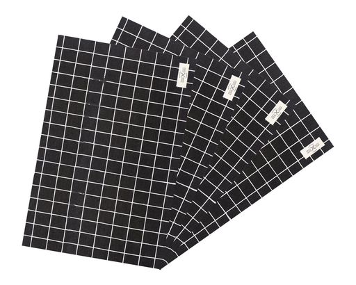 wellhouse�������ޥå������礭��60x40cm�ۿ���ޥå�4�祻�å�(�֥�å������å���)